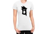 Maglietta Da Donna Dragon Anime Manga Ball Z Goku 35, Lady M , Blanc