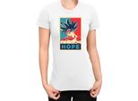 Maglietta Da Donna Dragon Anime Manga Ball Z Goku 32, Lady 2XL , Blanc