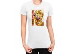 Maglietta Da Donna Dragon Anime Manga Ball Z Goku 38, Lady Xl , Blanc