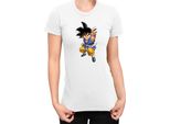 Maglietta Da Donna Dragon Anime Manga Ball Z Goku 16, Lady 2XL , Blanc