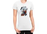 Maglietta Da Donna Dragon Anime Manga Ball Z Goku 40, Lady Xs , Blanc