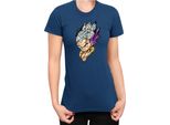 Maglietta Da Donna Dragon Anime Manga Ball Z Vegeta 01, Lady S , Bleu Foncé