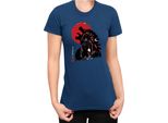 Maglietta Da Donna Dragon Anime Manga Ball Z Vegeta Beast 03, Lady M , Bleu Foncé