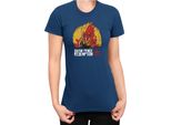 Maglietta Da Donna Dragon Anime Manga Ball Z Vegeta Prince, Lady M , Bleu Foncé
