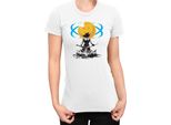 Maglietta Da Donna Dragon Anime Manga Ball Z Goku 15, Lady Xs , Blanc