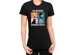 Maglietta Da Donna Japan Manga Anime Comics Animation Demon Anime Slayer All Slayerz, Lady Xl , Noir