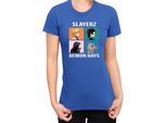 Maglietta Da Donna Japan Manga Anime Comics Animation Demon Anime Slayer All Slayerz, Lady S , Bleu