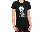 Maglietta Da Donna Japan Manga Anime Comics Animation My Hero Anime Academia Katsuki, Lady S , Noir