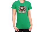 Maglietta Da Donna Japan Anime Manga Family Anime X Manga Spy Fan Solo Yor, Lady S , Vert