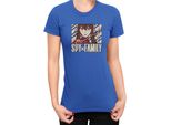 Maglietta Da Donna Japan Anime Manga Family Anime X Manga Spy Fan Solo Yor, Lady M , Bleu