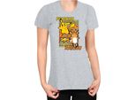 Maglietta Da Donna Japan Anime Manga Pokemon Pikachu 01 Pikachu Light, Lady 2XL , Gris