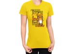 Maglietta Da Donna Japan Anime Manga Pokemon Pikachu 01 Pikachu Light, Lady S , Jaune