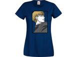 Maglietta Da Donna Attack Anime On Titan Armin Arlert Var-017 Armin Arlert, Lady Xl , Bleu Foncé