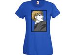 Maglietta Da Donna Attack Anime On Titan Armin Arlert Var-017 Armin Arlert, Lady 2XL , Bleu