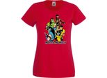 Maglietta Da Donna Mortal Kombat Sub-Zero Reptile Scorpion Var-007, Lady S , Rouge