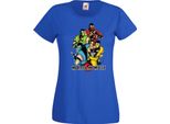 Maglietta Da Donna Mortal Kombat Sub-Zero Reptile Scorpion Var-007, Lady S , Bleu