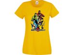 Maglietta Da Donna Mortal Kombat Sub-Zero Reptile Scorpion Var-007, Lady 2XL , Jaune