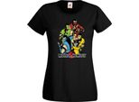 Maglietta Da Donna Mortal Kombat Sub-Zero Reptile Scorpion Var-007, Lady S , Noir
