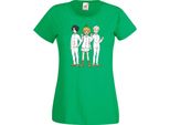Maglietta Da Donna The Promised Neverland Var-009 The Promised Neverland, Lady 2XL , Vert