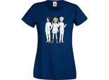 Maglietta Da Donna The Promised Neverland Var-009 The Promised Neverland, Lady M , Bleu Foncé