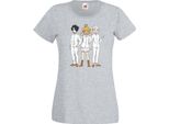 Maglietta Da Donna The Promised Neverland Var-009 The Promised Neverland, Lady 2XL , Gris