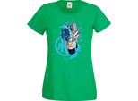 Maglietta Da Donna Anime Manga Dragon Anime Manga Ball Z Goku Super Saiyan 01 Saiyan, Lady L , Vert