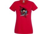 Maglietta Da Donna Anime Manga Dragon Anime Manga Ball Z Goku Chibi Goku Chibi, Lady Xl , Rouge