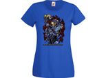 Maglietta Da Donna Anime Manga Masters Of The Universe Skeletor Skeletor, Lady 2XL , Bleu