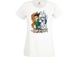 Maglietta Da Donna Anime Manga Hunter Manga X Anime Hunter Gon Freecss Freecss, Lady Xl , Blanc
