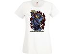 Maglietta Da Donna Anime Manga Masters Of The Universe Skeletor Skeletor, Lady 2XL , Blanc