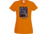 Maglietta Da Donna Anime Manga Neon Anime Genesis Manga Evangelion Eva Unit 02 Eva Unit, Lady 2XL , Orange
