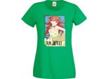 Maglietta Da Donna Anime Manga Neon Anime Genesis Manga Evangelion Asuka Langley Soryu 03 Asuka Langley, Lady Xs , Jaune