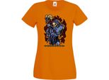 Maglietta Da Donna Anime Manga Masters Of The Universe Skeletor Skeletor, Lady Xs , Orange