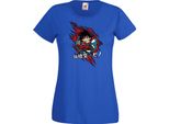 Maglietta Da Donna Anime Manga Dragon Anime Manga Ball Z Goku Chibi Goku Chibi, Lady Xl , Bleu