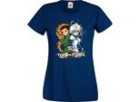 Maglietta Da Donna Anime Manga Hunter Manga X Anime Hunter Gon Freecss Freecss, Lady Xs , Bleu Foncé