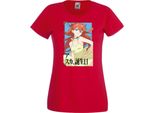 Maglietta Da Donna Anime Manga Neon Anime Genesis Manga Evangelion Asuka Langley Soryu 03 Asuka Langley, Lady S , Bleu Foncé