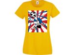 Maglietta Da Donna Manga Anime Captain Tsubasa 03 Oozora, Lady L , Jaune