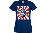 Maglietta Da Donna Manga Anime Captain Tsubasa 03 Oozora, Lady Xl , Bleu Foncé