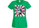 Maglietta Da Donna Manga Anime Captain Tsubasa 03 Oozora, Lady Xs , Vert