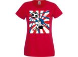 Maglietta Da Donna Manga Anime Captain Tsubasa 03 Oozora, Lady Xs , Rouge