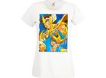 Maglietta Da Donna Manga Anime Saint Anime Seiya Knights Of The Zodiac Saint Anime Seiya Knights Of The Zodiac, Lady S , Blanc