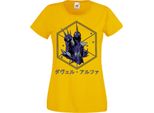 Maglietta Da Donna Manga Anime Saint Anime Seiya Knights Of The Zodiac Dragon Shiryu Dragon Shiryu, Lady 2XL , Jaune