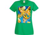 Maglietta Da Donna Manga Anime Saint Anime Seiya Knights Of The Zodiac Saint Anime Seiya Knights Of The Zodiac, Lady S , Vert