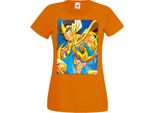 Maglietta Da Donna Manga Anime Saint Anime Seiya Knights Of The Zodiac Saint Anime Seiya Knights Of The Zodiac, Lady S , Orange