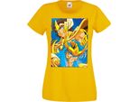 Maglietta Da Donna Manga Anime Saint Anime Seiya Knights Of The Zodiac Saint Anime Seiya Knights Of The Zodiac, Lady M , Jaune