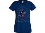 Maglietta Da Donna Manga Anime Saint Anime Seiya Knights Of The Zodiac Dragon Shiryu Dragon Shiryu, Lady S , Bleu Foncé