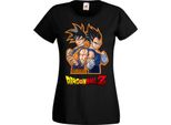 Maglietta Da Donna Anime Manga Dragon Anime Manga Ball Z 01 Goku Vegeta, Lady Xl , Noir