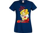 Maglietta Da Donna Manga Anime Candy Candy Candy Candy, Lady S , Bleu Foncé