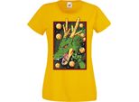 Maglietta Da Donna Manga Anime Dragon Anime Manga Ball Z Shenron Shenron Dragon, Lady Xl , Jaune