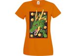 Maglietta Da Donna Manga Anime Dragon Anime Manga Ball Z Shenron Shenron Dragon, Lady S , Orange